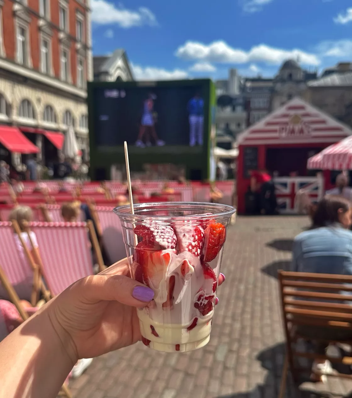 Enjoy Strawberries and Cream