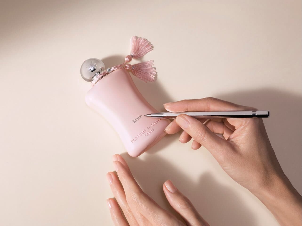 Engraving at Parfums de Marly