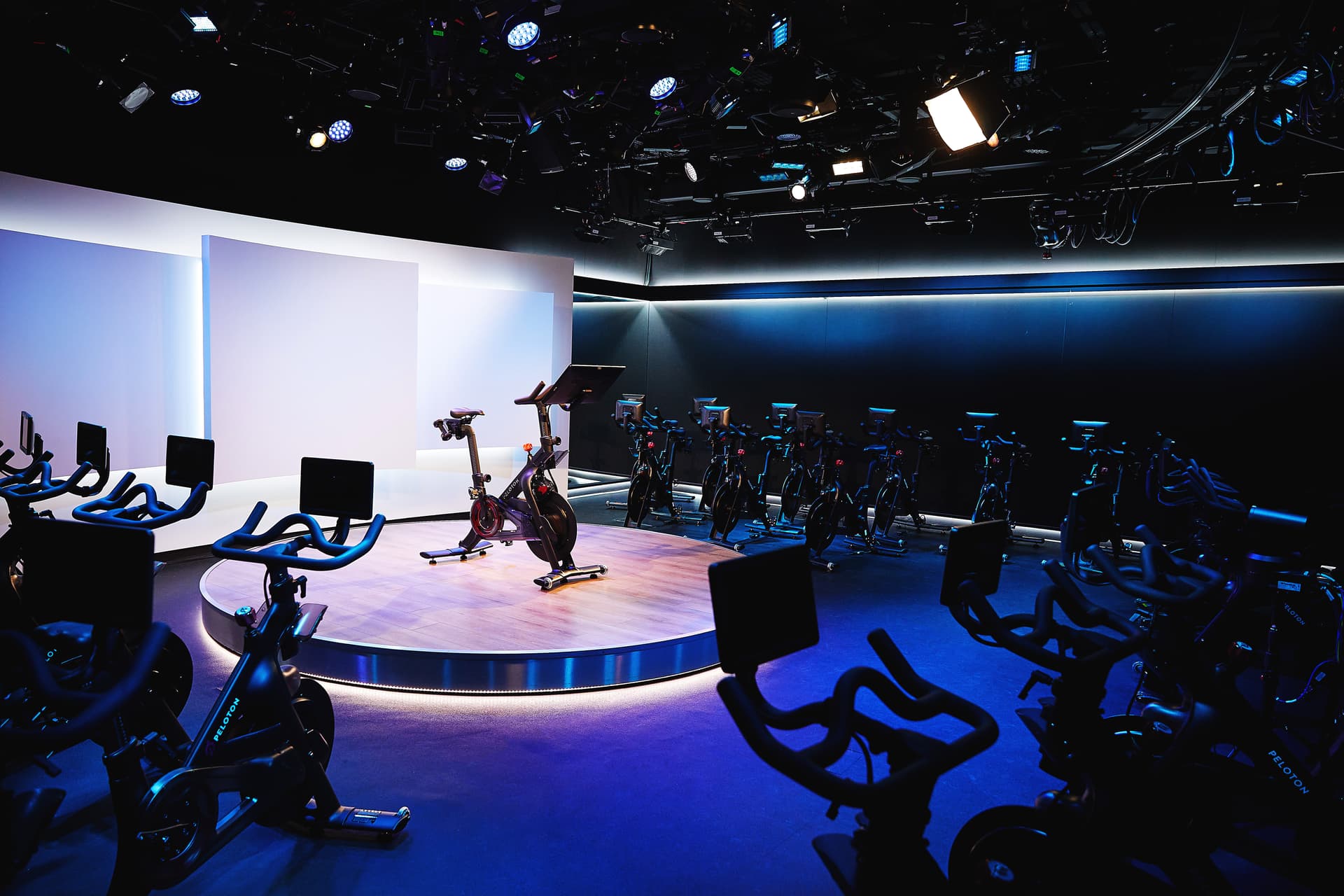 Book a class at Peloton Studios
