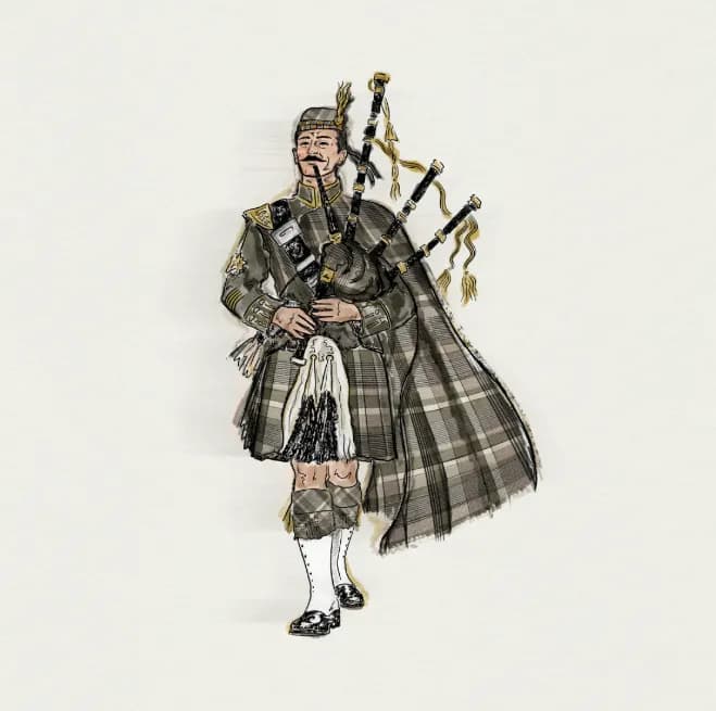 Live Bagpipe Performances at Strathberry 